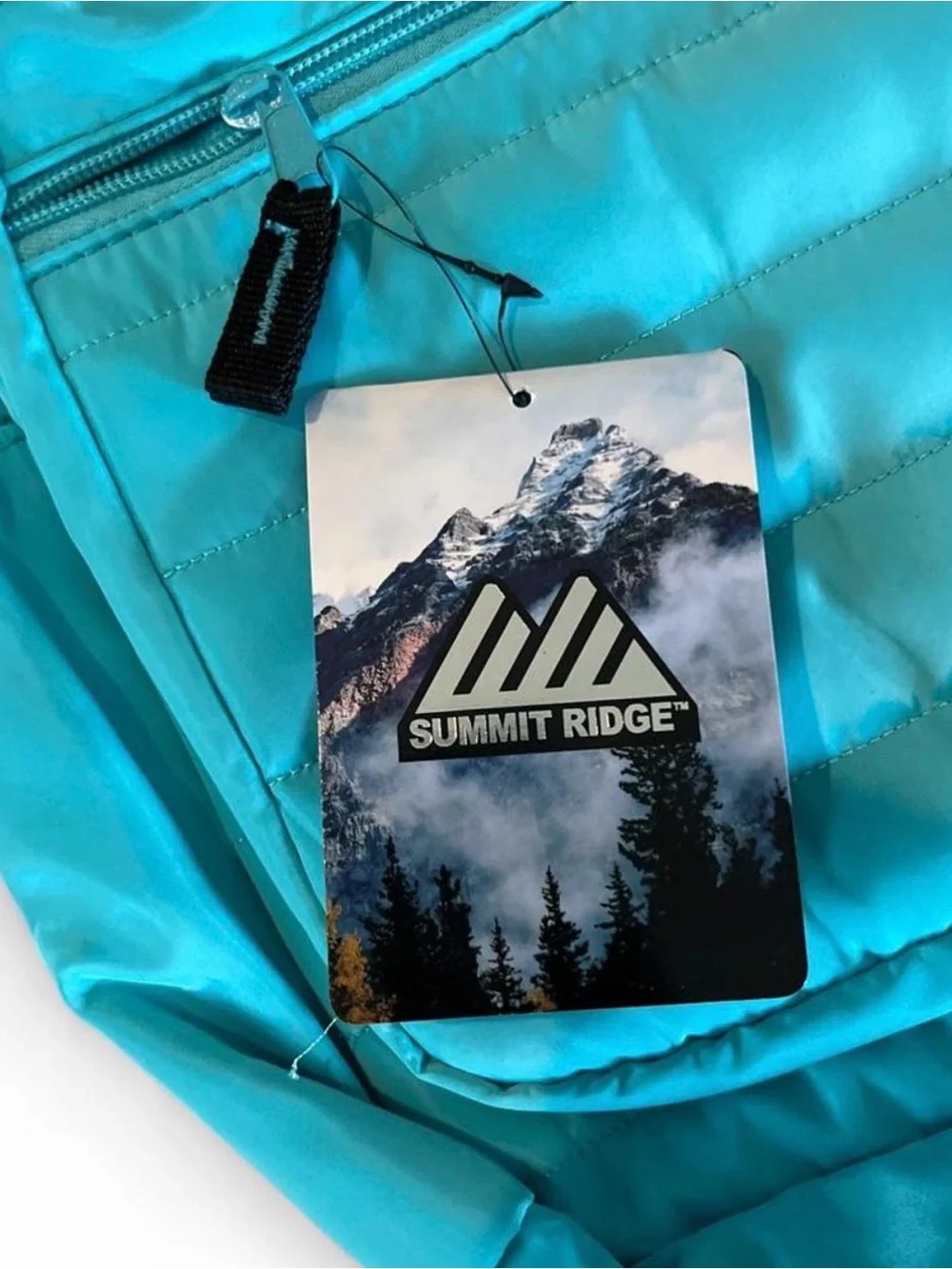 Summit Ridge Turquoise Puffer Backpack